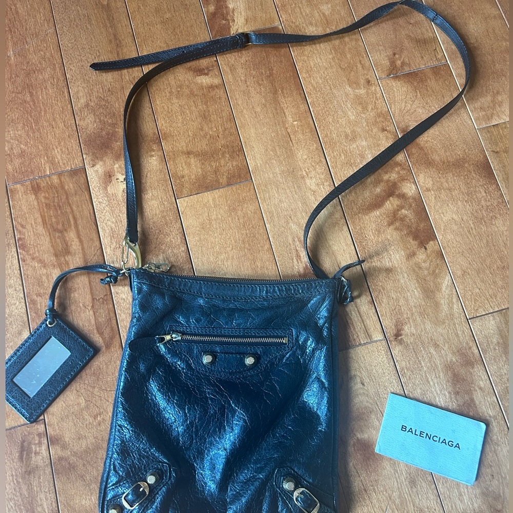 Balenciaga Motorcycle Bag (Black)
